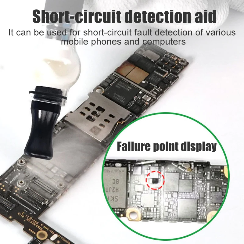 Rosin Atomizer Motherboard IC Short Circuit Detector Rosin Pen 510 Thread Battery Sprayer Phone Repair Flux Pen