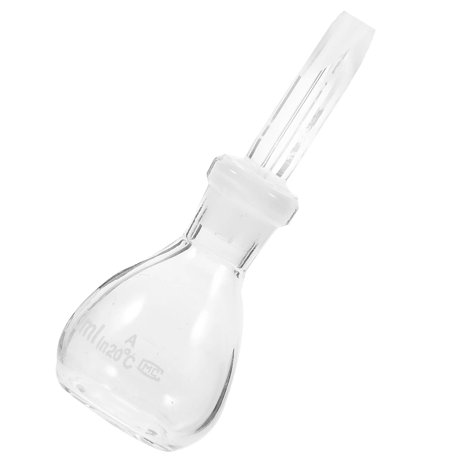 

Gravity Bottle Reagent Storage Empty Bottles Density Glass Pycnometer with Stopper Liquid Lab Glassware