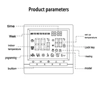 Smart Thermostat Backlight AA Battery Programmable Controller With Child Lock Home Gas Boiler Heating Temperature Controller - Image 4
