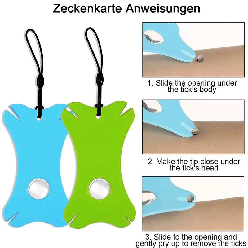 4Pcs Pet Cleaning Supplies With Magnifying Glass Flea And Tick Remover For Cats And Dogs Scratching Tool Tick Card Pets Supplies