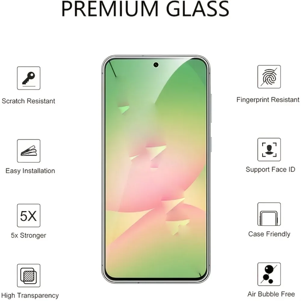 Premium Protection Bundle: HD Glass Screen Protectors & Soft Silicone Case