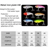 Aorace 5pcs/box Metal VIB 3/7/10/15/20g Fishing Lure Vibration Spoon Hard Baits Crankbait Wobbler Swimbait Cicada VIB Tackle 3