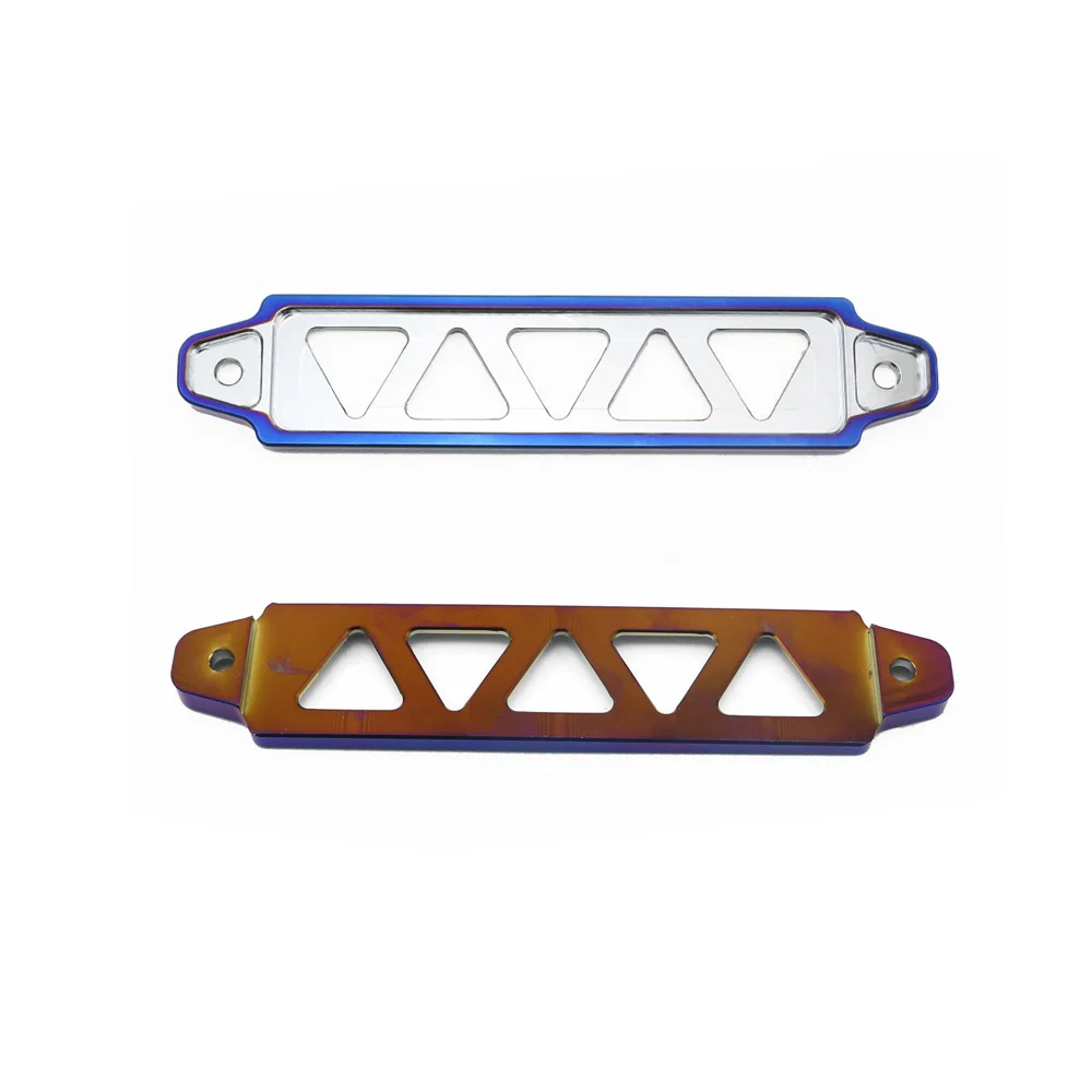 218mm/190mm Aluminum Red Billet Aluminum Car Battery Tie Down Mount Bracket Holder Bar for Honda Civic battery tie down bracket