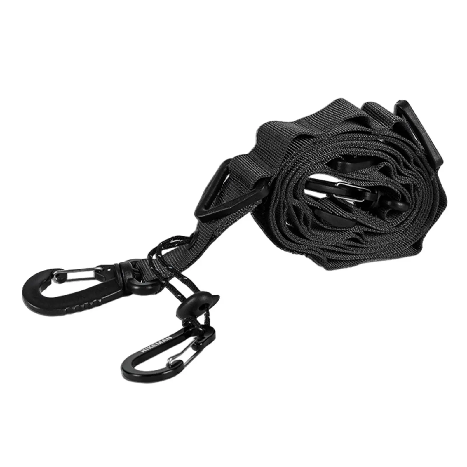 Camping Lanyard, Outdoor Hanging Rope, Storage Strap with Carabiners for Picnic,