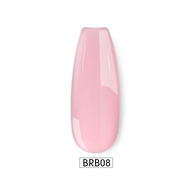 Beautilux Camouflage Rubber Base Coat Gel Milk Base For Nails White Beige Gels Nail Polish Semi Permanent Nails Ridge Filler10ml 08