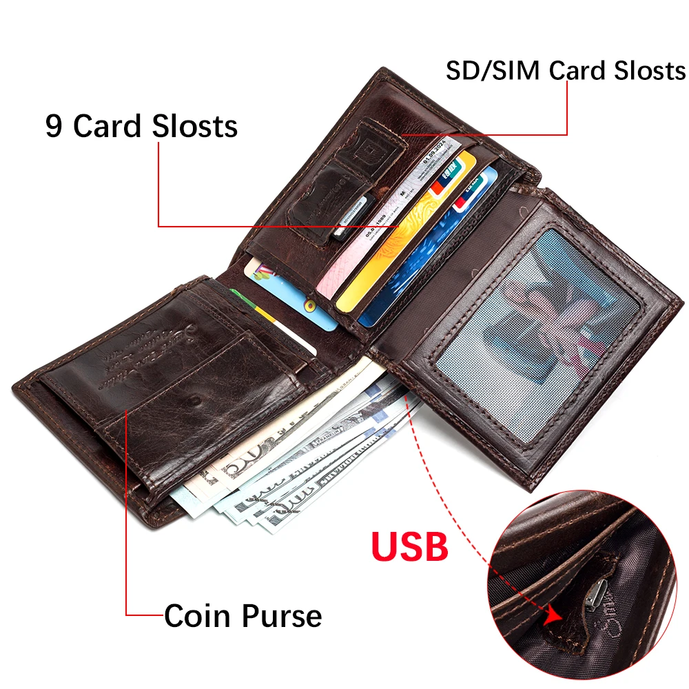 Smart Wallet For Men With Tracker Android  Card Holder Wallet Finder Tracker Men Wallets Christmas Gift  Men Birthday Gift 5