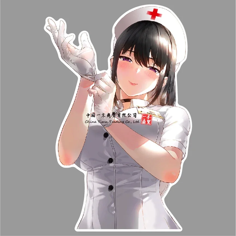 

Наклейки с изображением врачей, медсестер, милых ангелов, граффити, наклейки для багажа, ноутбука, эстетические декоративные наклейки Манга