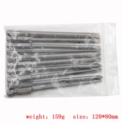 10-Piece Magnetic Hexagonal Screwdriver Set with Extended Straight Handle (10pc screwdriver set)