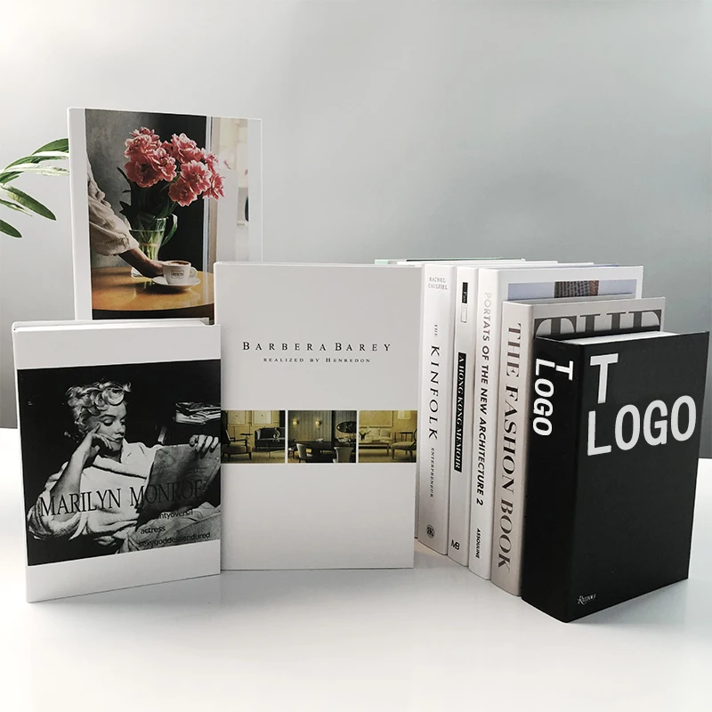 

Luxury Fake Books Decoration Simulation Books Ornaments for Home Decor Coffee Table Living Room Fashion Ornaments Prop Books