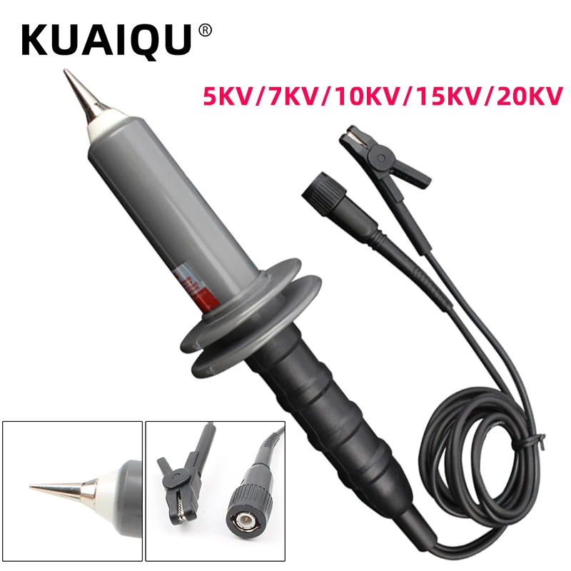 

HVP-3320 Oscilloscope Probe Accessories High Voltage Probes 5KV/7KV/10KV/15KV/20KV BNC Cable Connector For Oscilloscope 1000:1