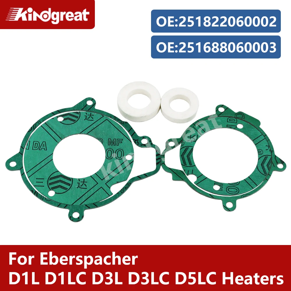 Burner Gasket 1Set Parking Heater Service Kits Combustion Chamber Gaskets + Blower Motor Gaskets For Eberspacher D1L D1LC D3L D3LC D5LC Heaters