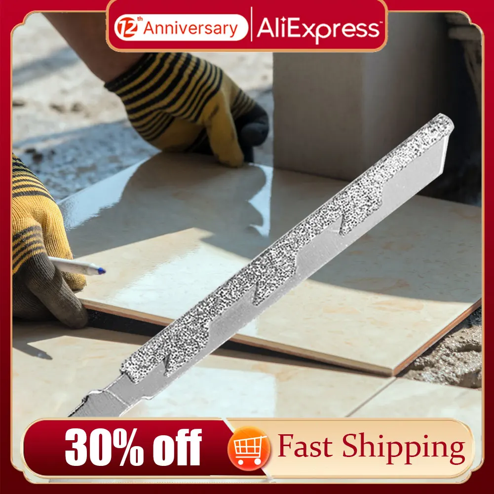 Jig saw blades 101mm T-shank Alloy Diamond Jigsaw Blade for Marble Stone Granite Tile Ceramic Fast Cutting Applicable Industry Stone Processing