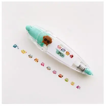 Kawaii Animal-Themed Decorative Correction Tape for Journals and Art Projects
