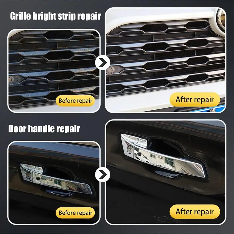 50g car Chrome Polish paste Metal Polish Restorer Rust Remover Cleaner Tools Deoxidation cleaning agent for car Cleaning