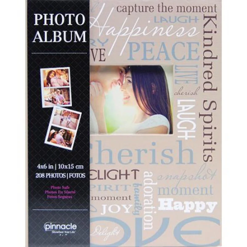 

Sweet Sentiment Framed Front Photo Album With Unique Design Leather Printing Autograph Book