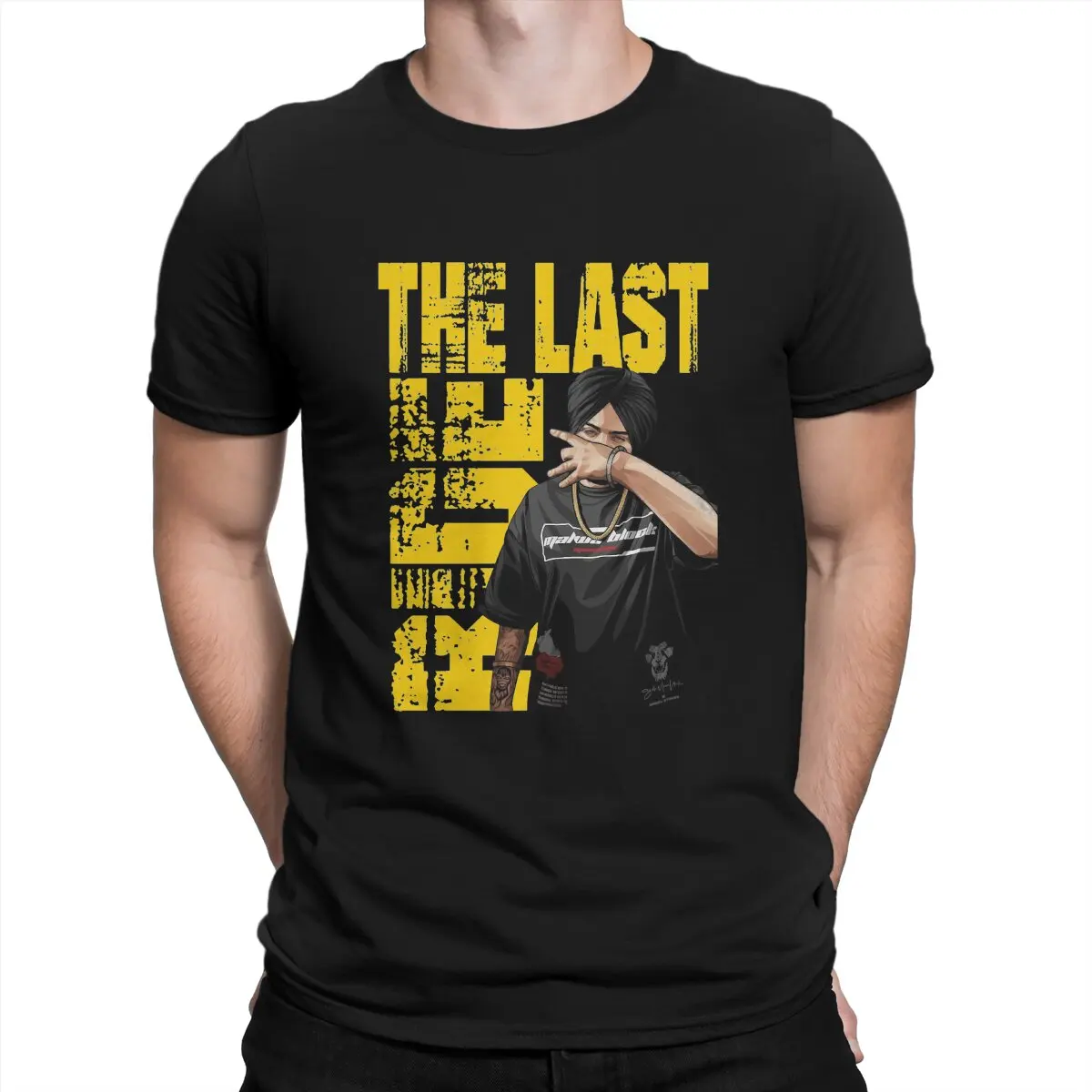 Men's Desi Merch Punjabi T Shirt Sidhu Moose Wala Indian Rapper Pure ...
