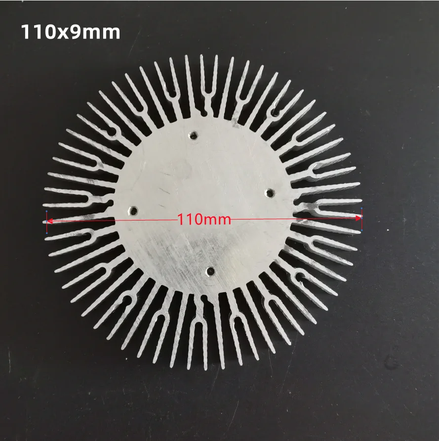 10W 15W 20W 30W 40W 50W High Power Led COB Heatsink Aluminum Radiator