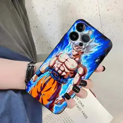 Black Soft Phone Cover with Super Saiyan 3D Visual Effects - iPhone Air (Mix01)