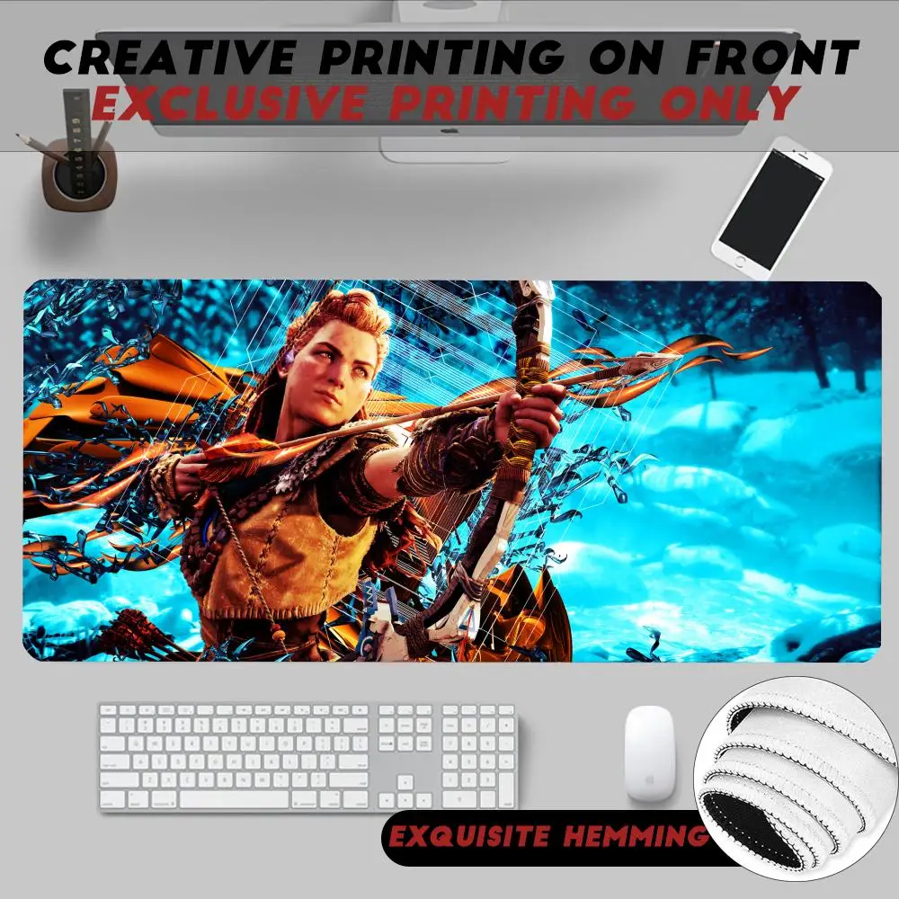 

Action-adventure game Horizon Zero Dawn Mouse Pad Non-Slip Rubber Edge locking mousepads Game play mats for notebook PC computer