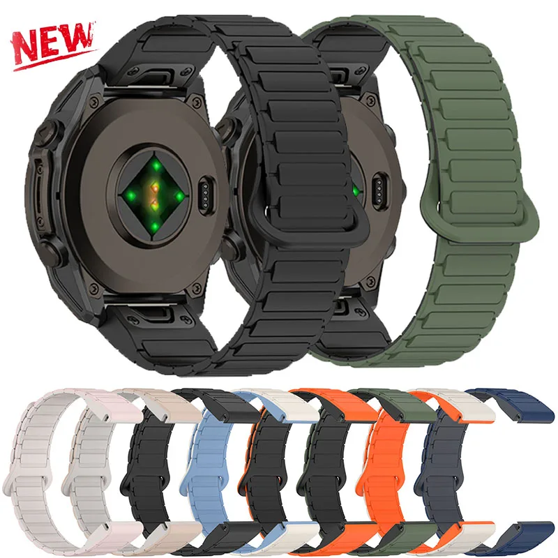 Enhanced Silicone Magnetic Bracelet with QuickFit Adjustment