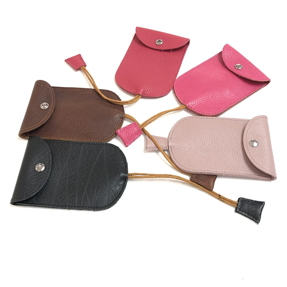 Freies Monogramm Rindsleder Schlüssel Brieftasche Benutzerdefinierte Buchstaben Leder Schlüssel Fall Für Taschen Neue Geldbörse Schlüsselbund Halter Mit Ring Innen – Detail 10