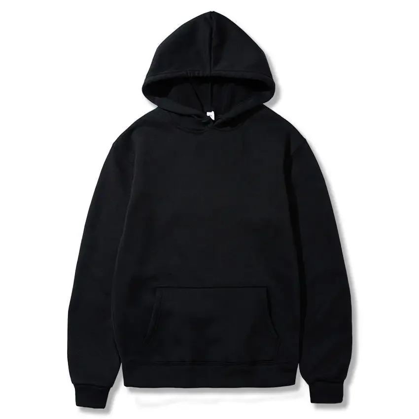 Autumn  Hoodie Hooded Men's Multi Color Loose Top Men's Couple Sportswear Solid Color Hoodie Winter Plush Casual Clothing