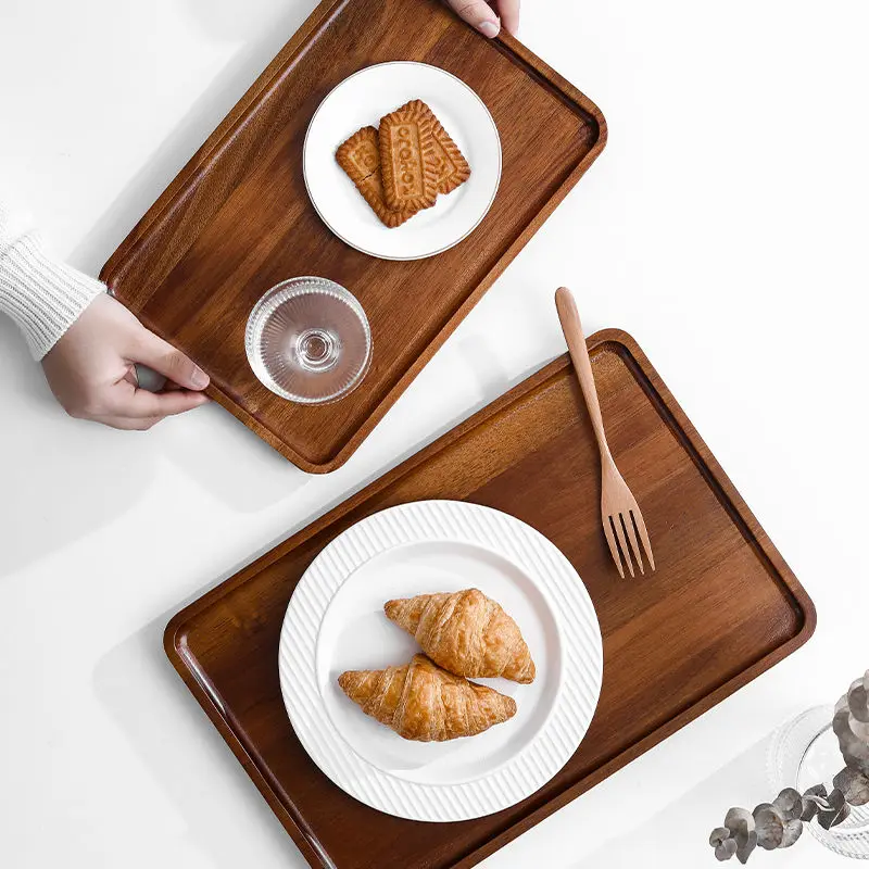 Black Walnut Wood Cutting Board Creative Whole Tray Fruit Chopping Cutting Board Wood Chopping Blocks For Kitchen 3