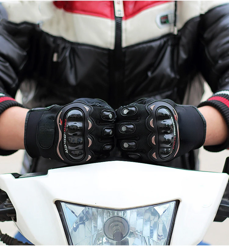 Motorcycle Gloves Men's Breathable Closed Finger Racing for Outdoor Sports Crossbike Riding bicicleta cycling gloves