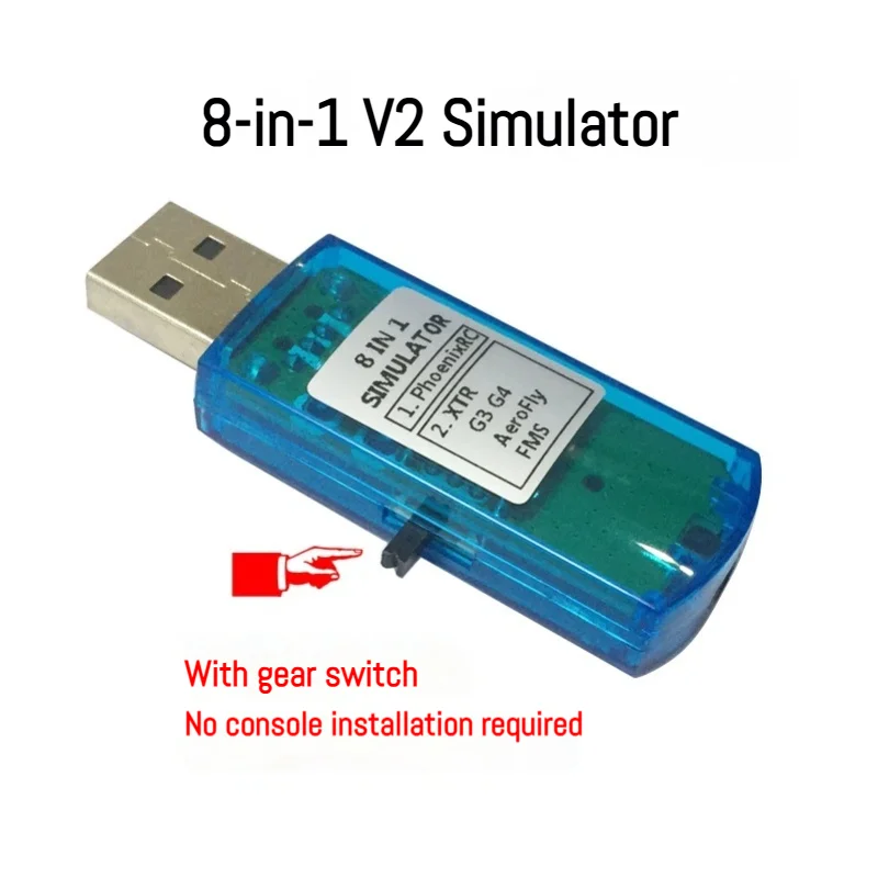Simulateur de formation avec câble USB et documentation pour une installation facile