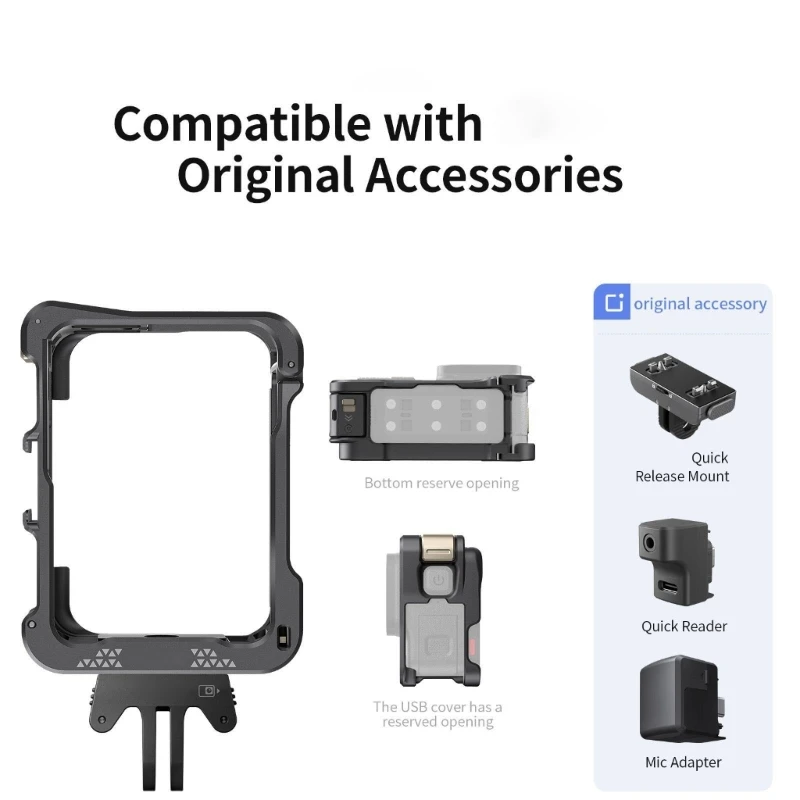

573A Alloy Frame Cage for Ace Protective Border Housing Case Lens Protect