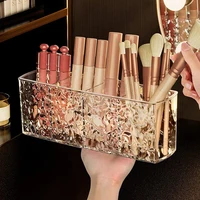 Water Ripple Acrylic Cosmetic Storage Box Makeup Brush Holder Organizer Lipstick Eyebrow Pencil Bathroom Storage Display Stand 2