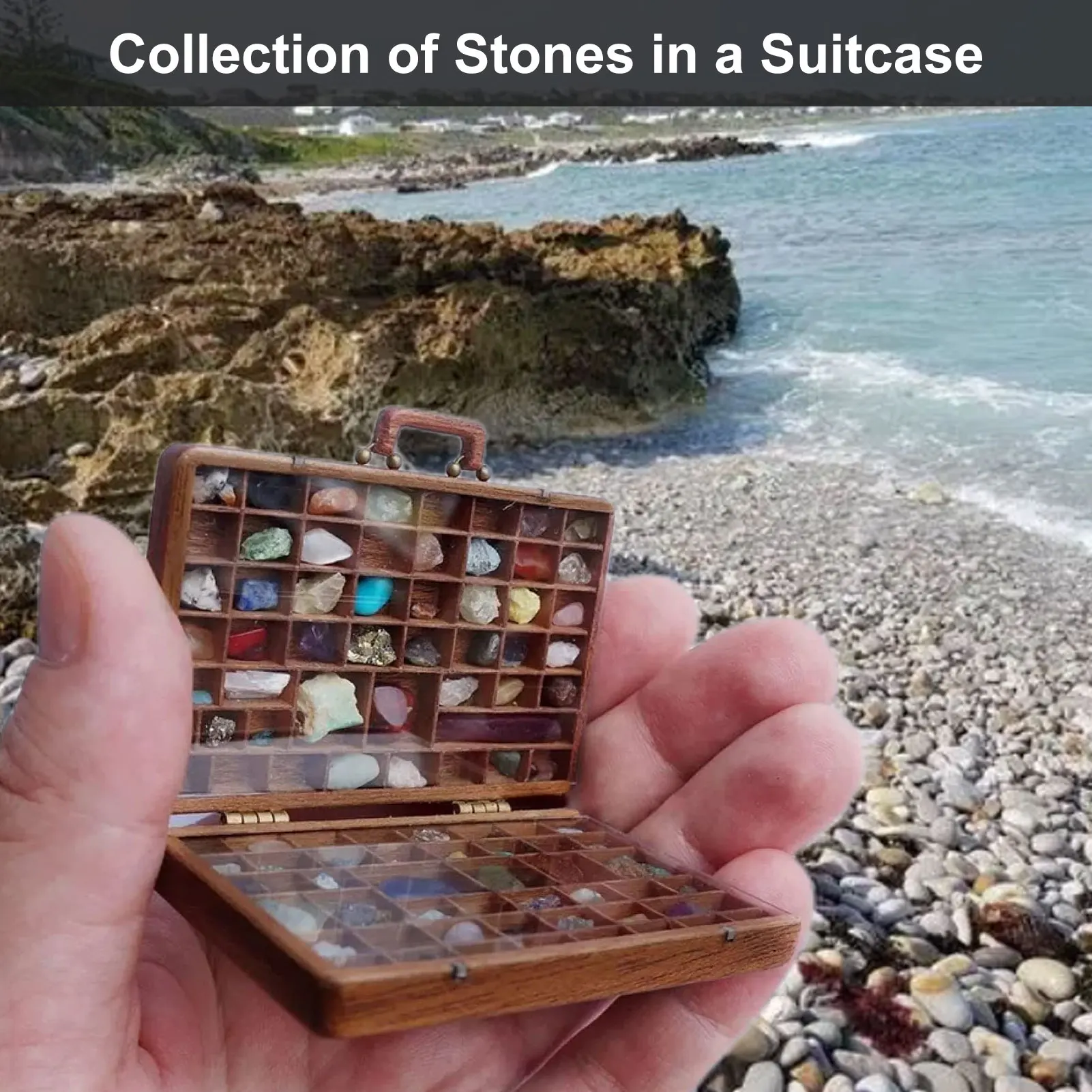 Rock Collection Box For Kids Natural Gemstone Crystal Sets Mineral Science  Kit Geology Rock Specimen For Young Geologists Geolog - AliExpress