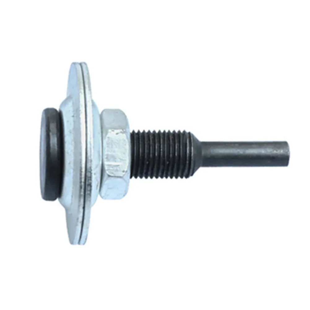 Electric Drill Tool Drill Arbor Adapter 6mm Round Shank Silver Black Withstand High Temperature Grinding Wheel