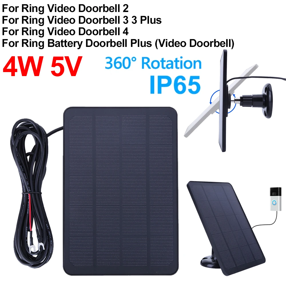 Doorbell Pro Solar Charger Ring Battery Video Doorbell Pro Solar