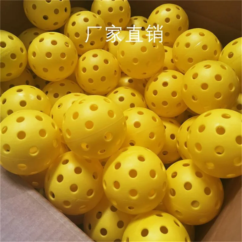 Pickleball Balls Pickleball 74MM Durable 26/40 Holes Indoor/Outdoor 2/4/6Pcs Pickleballs 26g for Entertainment pickleball Packs of Pickleballs