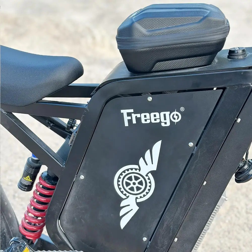 Freego Electric Dirt Bike for Adults X3 Electric Mountain Bike 8000W Motor 72V/50AH Battery E bike Speed 56MPH Electric Bicycle