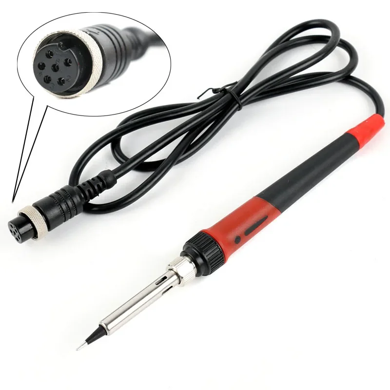 Soldering Station Electric Soldering Iron Handle Ceramic Heater Hot Air Gun Handle Accessories For 8586D 8586 2