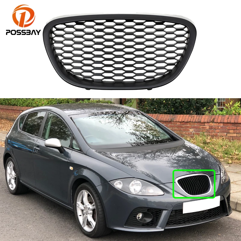 Car Sport Racing Grills Front Center Debadged Grille Mesh