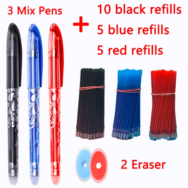 25 Pcs/set Kawaii Erasable pens Gel Pen cute gel pens school Writing Stationery for Notebook scholl supplies pen cute pens D