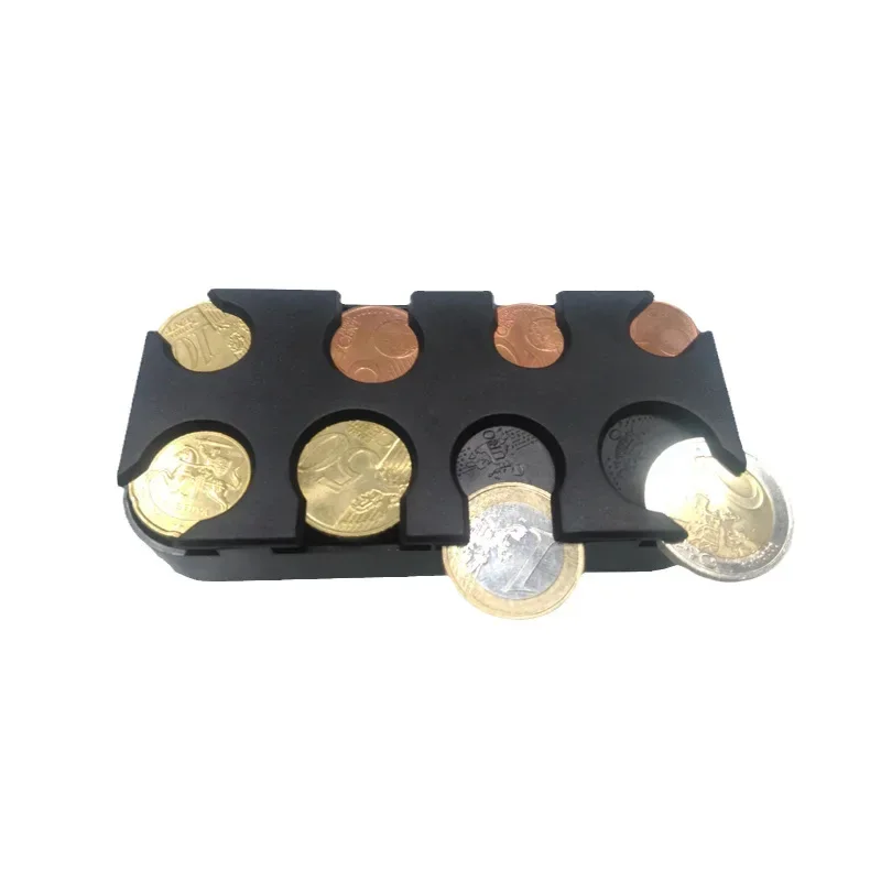 Description Picture 3 of itemEuro Coin Dispenser Plastic Coin Boxes Money Box Collection Wallet Storage Organizer Holder for Bus Car Coin Changer Holder