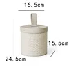 Light Luxury Bruto Storage Box Storage Box Home High-Grade Leather Jewellery Box Living Room Bedroom Cosmetic Storage Jar 2