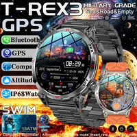 2025 New Military T-Rex3 GPS Smart Watch 10ATM