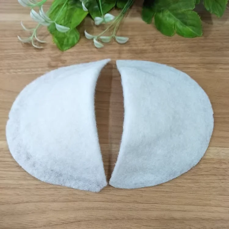20pairs 16*9cm High quality Sewing Clothing Accessories White Shirt Shoulder Pads jacket Suit Coat shoulder pads thick 0.8cm