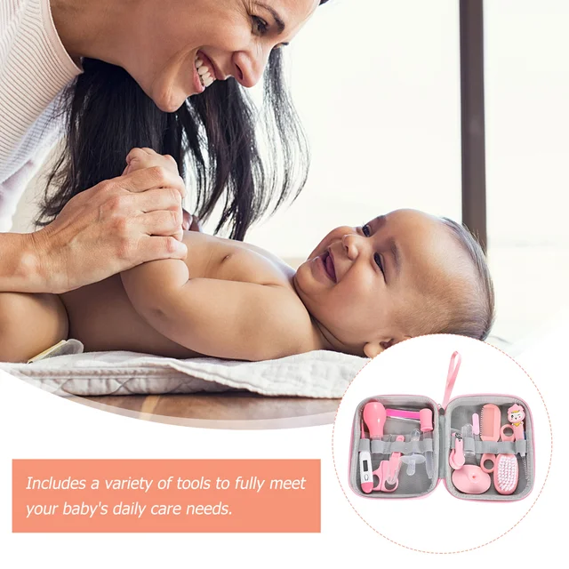 1 Set Baby Grooming Healthcare Kit Baby Nursing Supplies for Newborn Infant Toddlers 3