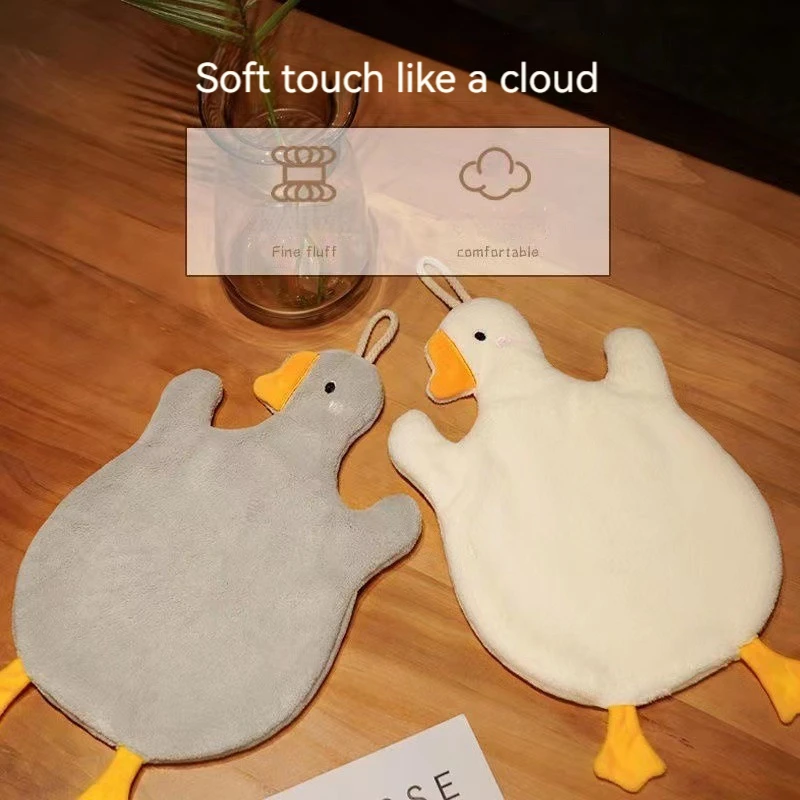 Goose Hand Towel Quick Drying Hanging Kitchen Bathroom