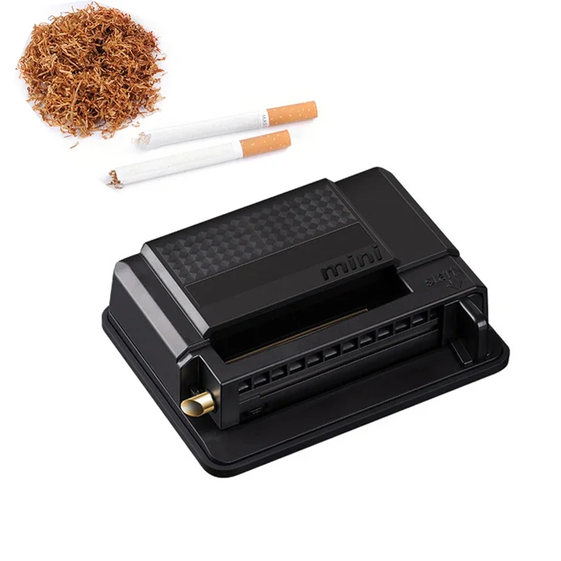 

8mm Household Cigarette Roller Tube Filling Tobacco Manual Rolling Machine Smoke Grass Stuffing Maker Smoking Accessories