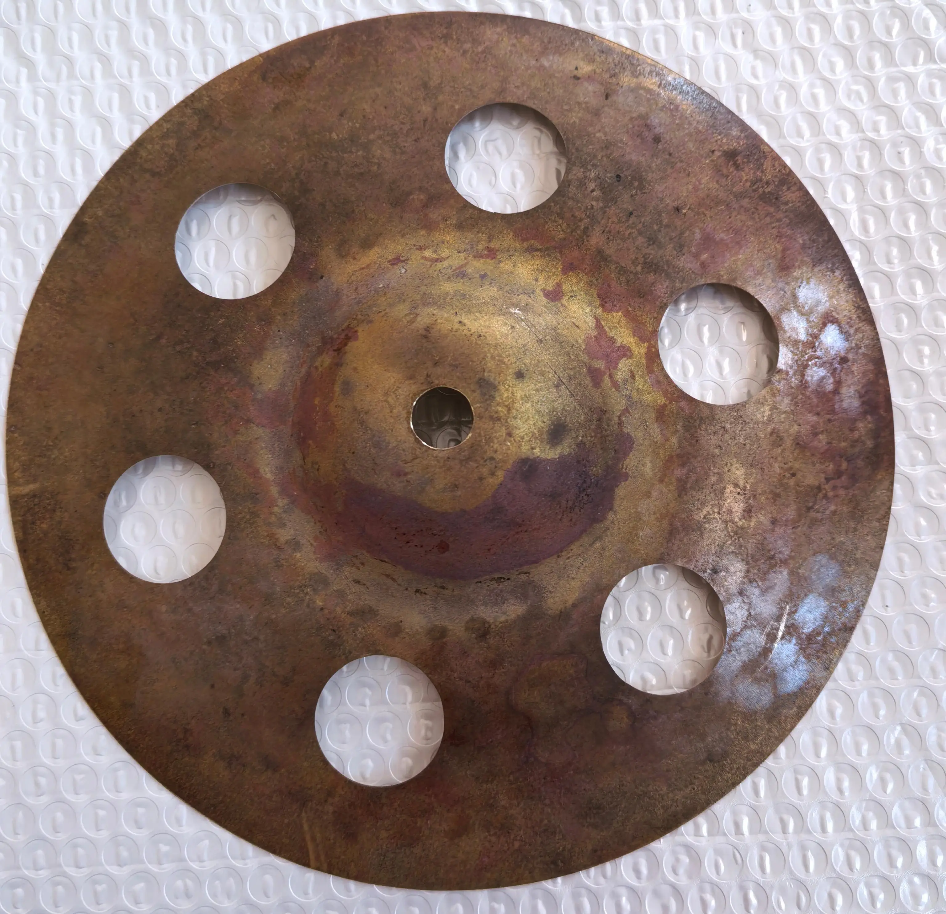 8 inch O-Zone Cymbal, B20 Handmade Cymbal, One Piece,