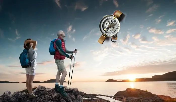 Description Picture 3 of itemOutdoor High Quality Wristwatch Compass Hiking Mountaineering Waterproof With Luminous Compass Portable Survival Tools Fine Gift