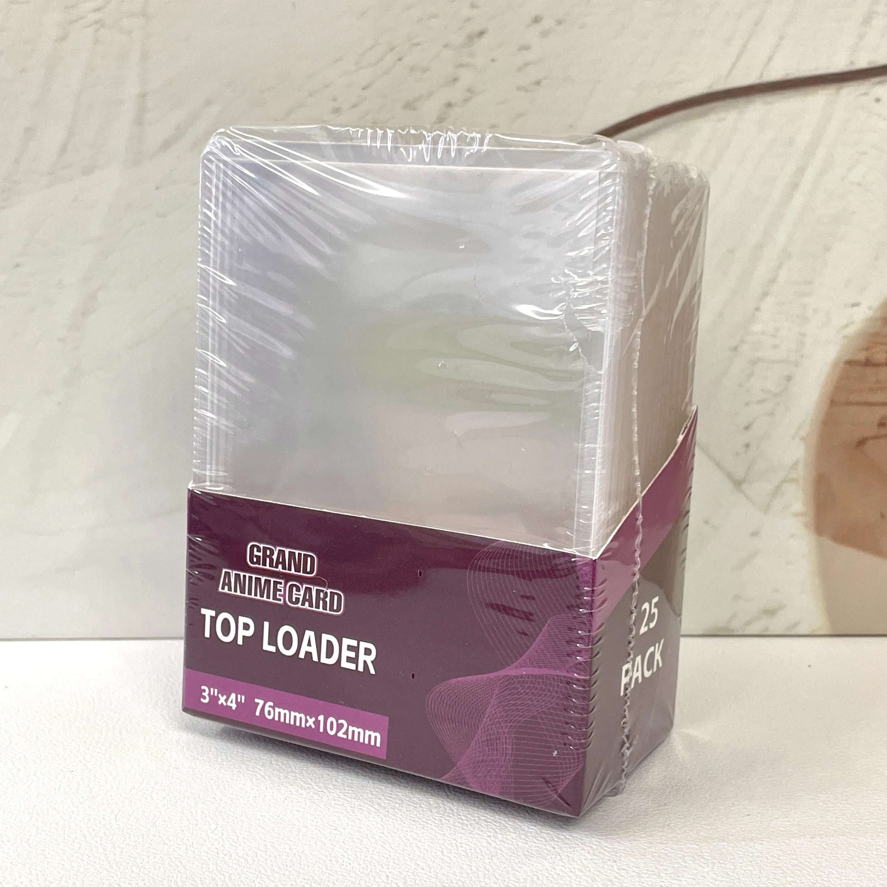 NARUTO-ナルト-漫画のカードスリーブ保護,トップローダー,透明