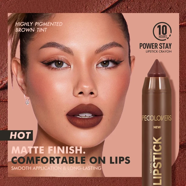 Fine Tip Lip Liner Pen Soft Mist Matte Lip Crayon Sexy Brown Red Lipstick Pencil Lip Contouring Lipliner Outline Tint Cosmetic 4